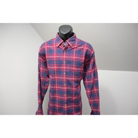 Southern Proper Flannel Shirt Plaid Long Sleeve Traditional Fit Mens Size Large - Picture 1 of 8